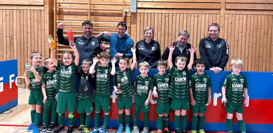 Bambini-Mannschaft des FC Burlafingen